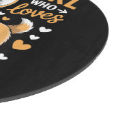 Planche À Découper Juste une fille qui aime les Corgis (Coin)
