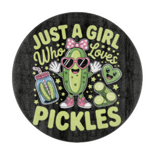 Planche À Découper Juste Une Fille Qui Aime Les Cornichons