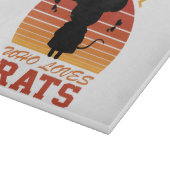 Planche À Découper Juste une fille qui aime les rats (Coin)