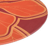 Planche À Découper Kailua Hibiscus Hawaiian Glass Cutboard (Coin)