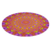 Planche À Découper Kaleidoscope Abstrait psychédélique coloré (Coin)