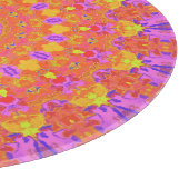 Planche À Découper Kaleidoscope Abstrait psychédélique coloré (Coin)