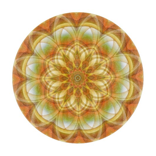 Planche À Découper Kaleidoscope d'automne (Devant)