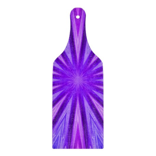 Planche à découper kaléidoscope violet/bleu (Devant)