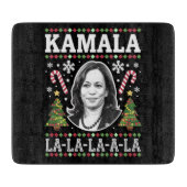 Planche À Découper Kamala Harris 2024 Comma de Noël La Xmas (Devant)
