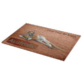 Planche À Découper Kangaroo Rouge En Casquette Slouch (Coin)