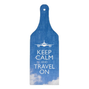 PLANCHE À DÉCOUPER KEEP CALM ET TRAVEL