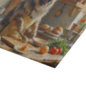 Planche À Découper Keeshond Cooking in Kitchen (Coin)