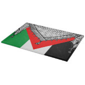 Planche À Découper Keffiyeh Écharpe palestinienne tissu traditionnel (Coin)