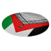 Planche À Découper Keffiyeh Écharpe palestinienne tissu traditionnel (Coin)