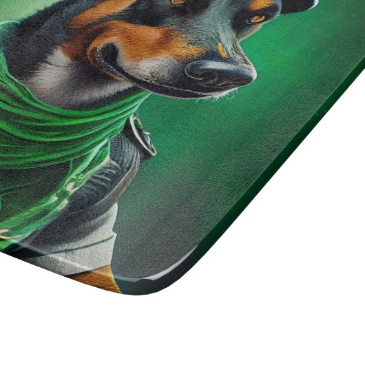 Planche À Découper Kelpie australienne conduite vélo St. Patrick's Da (Coin)