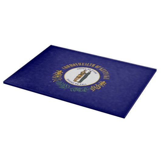 Planche À Découper Kentucky : drapeau de l'État du Commonwealth améri (Coin)