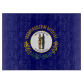 Planche À Découper Kentucky : drapeau de l'État du Commonwealth améri (Devant)