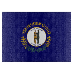 Planche À Découper Kentucky : drapeau de l'État du Commonwealth améri