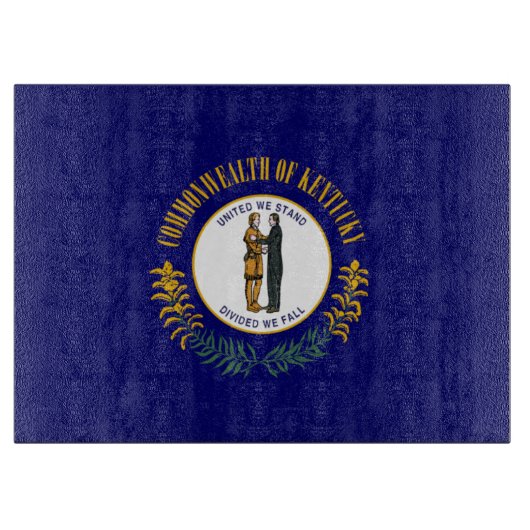 Planche À Découper Kentucky : drapeau de l'État du Commonwealth améri (Devant)