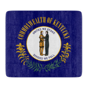 Planche À Découper Kentucky : Drapeau d'État américain du Commonwealt
