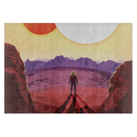 Planche À Découper Kepler Space Voyage Destination Planète Aventure (Devant)