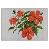 Planche À Découper Ketmie rouge chaude (Devant)