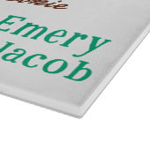 Planche À Découper Kids Christmas Eve Personalized Santa Treats  (Coin)