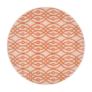 Planche À Découper Kimono imprimé, corail orange