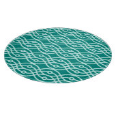 Planche À Découper Kimono imprimé, turquoise et aqua (Coin)