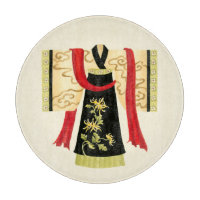 Kimono japonais traditionnel avec imprimé floral