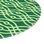 Planche À Découper Kimono, vert foncé et vert clair (Coin)