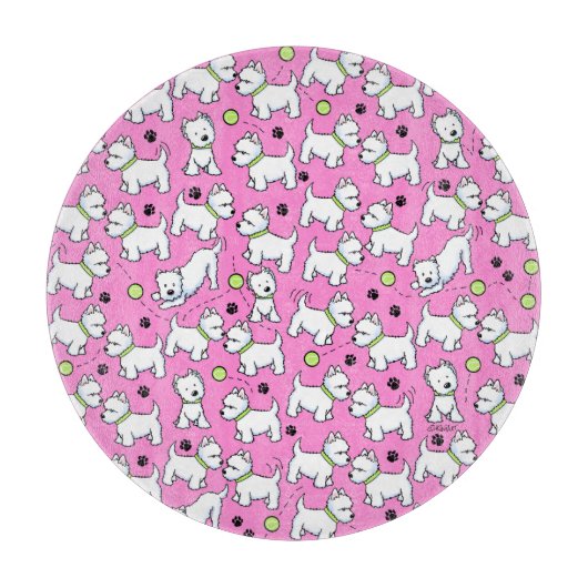 Planche À Découper KiniArt Jouer Westies (Devant)