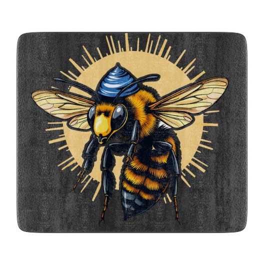 Planche À Découper Kippah juif de l'apiculture Hanoukka (Devant)