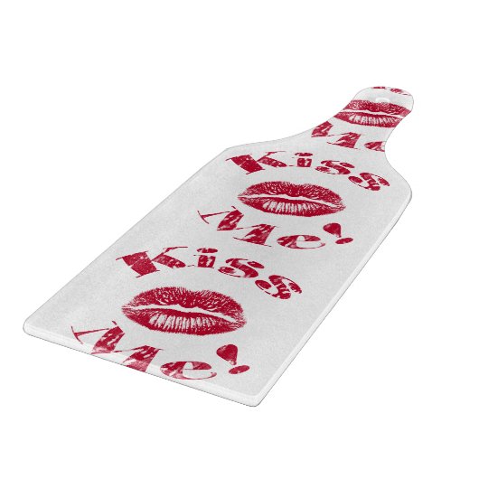 Planche À Découper Kiss Me ! Lips rouges (Coin)