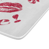 Planche À Découper Kiss Me ! Lips rouges (Coin)