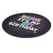 PLANCHE À DÉCOUPER KITCHEN BIRTHDAY CHEER UP ROUND CUTTING BOARD  (Coin)