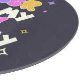PLANCHE À DÉCOUPER KITCHEN BIRTHDAY CHEER UP ROUND CUTTING BOARD  (Coin)