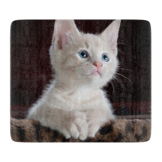 Planche À Découper Kitten blanc vulnérable (Devant)