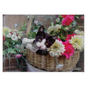 Planche À Découper Kitten dans un panier (Devant)