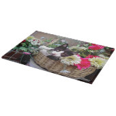 Planche À Découper Kitten dans un panier (Coin)