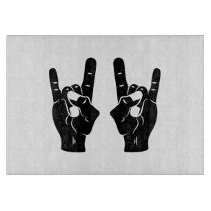 Planche À Découper Klaxons de diable de petit pain de la roche n