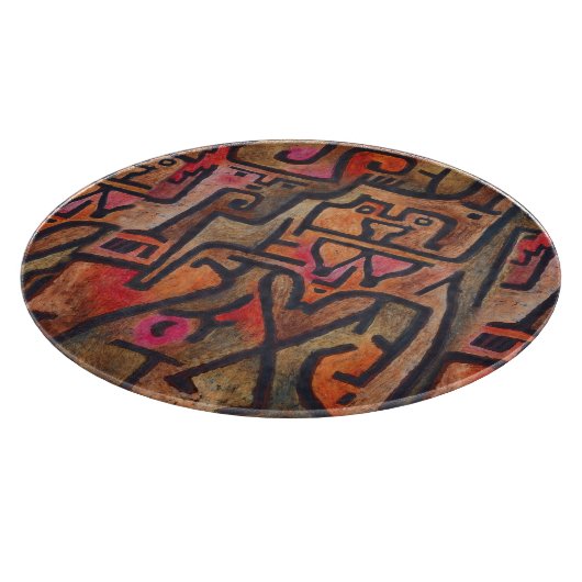 Planche À Découper Klee Expressionniste Forêt Abstraite Art Moderne (Coin)