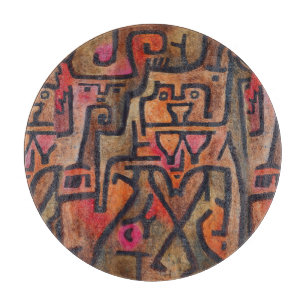 Planche À Découper Klee Expressionniste Forêt Abstraite Art Moderne