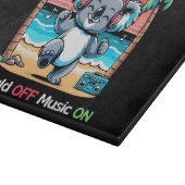 Planche À Découper Koala vibre sur la plage (Coin)