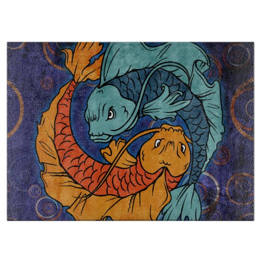 Planche À Découper Koi Fish (Devant)