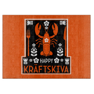 Planche À Découper Kräftskiva - Parti suédois de l'écrevisse