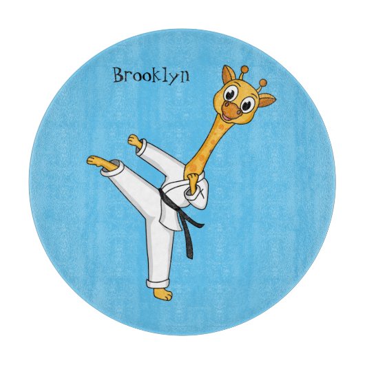 Planche À Découper Kung Fu giraffe (Devant)
