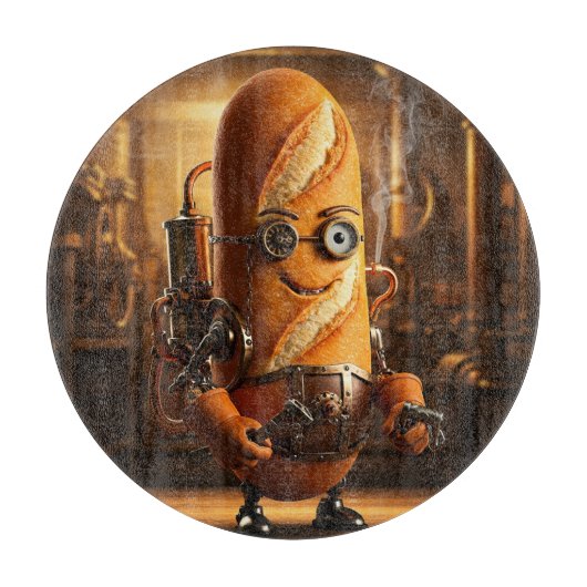 Planche À Découper La Baguette Steampunk (Devant)
