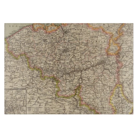 Planche À Découper La Belgique, Luxembourg (Devant)