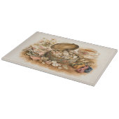 Planche À Découper La Boîte en Fer-Blanc du Bouton (Coin)