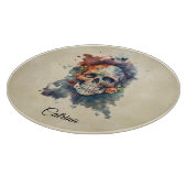 Planche À Découper La Calavera Hermosa, sur mesure (Coin)
