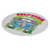 Planche À Découper La Californie surfant Van (Coin)