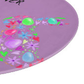 PLANCHE À DÉCOUPER LA CARTE DE COUPE EN VERRE FLEURIE "EASTER" (Coin)