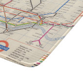 Planche À Découper La carte souterraine de Londres (Coin)